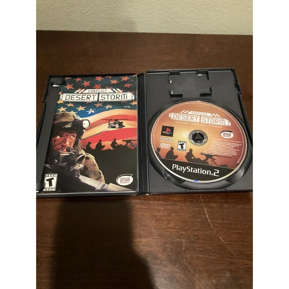 Conflict: Desert Storm (Sony PlayStation 2, 2002) Tested/Working